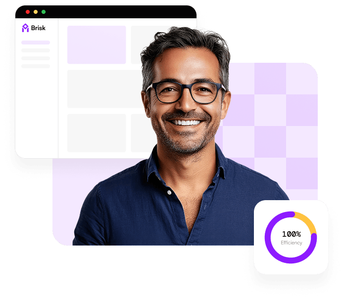 Brisk® AI Market Research Platform Dashboard